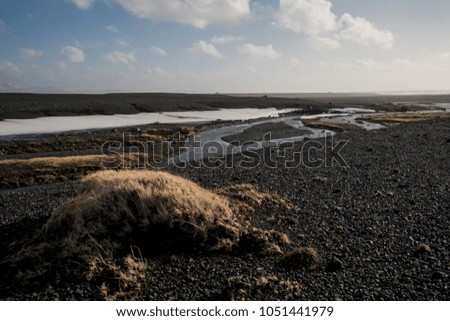 celandic winter landscape, Iceland.