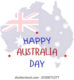 Celebrate Happy Australia Day on January 26 with this vibrant poster featuring the Australian flag and a kangaroo! Perfect for backgrounds or decor. #AustraliaDay #Kangaroo #AussiePride #January26 - Powered by Shutterstock