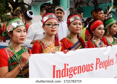 Celebrate International Day Of The World’s Indigenous People At The Central Shaheed Minar , Dhaka, Bangladesh On August 9, 2018.