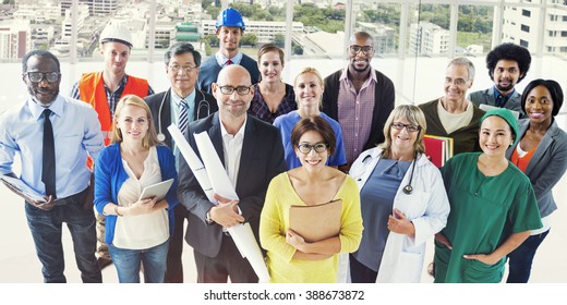 Celebrating Diverse People Various Occupations Concept - Shutterstock ID 388673872