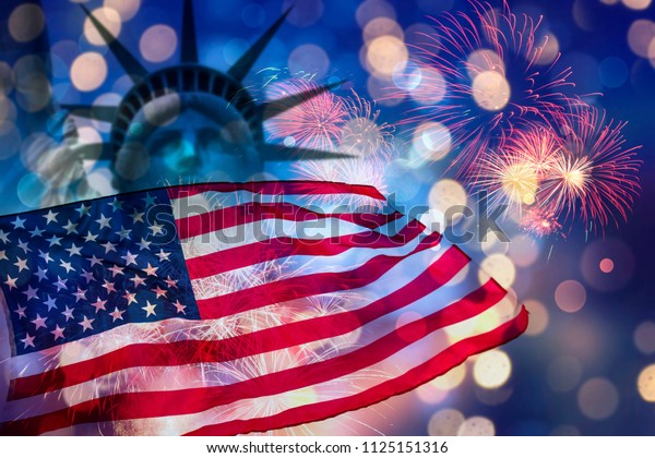 Celebrating Independence Day United States America Stock Photo 1125151316  Shutterstock