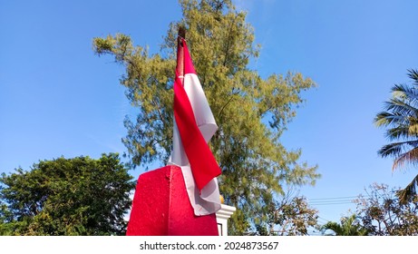 Celebrating Indonesian Independence Day Indonesian Flag Stock Photo ...