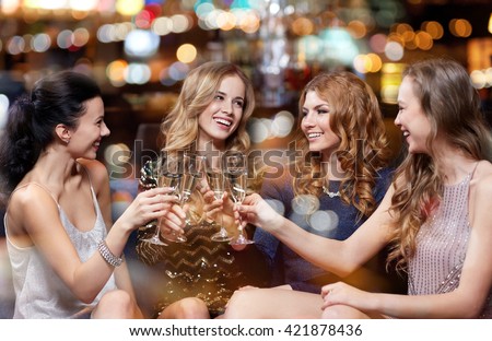 Similar – Image, Stock Photo girls night out Lifestyle