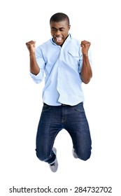 Black Man Jumping Images, Stock Photos & Vectors | Shutterstock