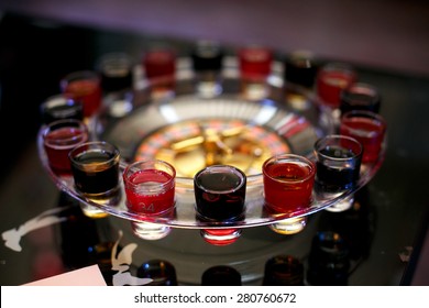 Celebration Table Style Casino Roulette Drinking Game