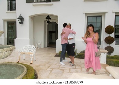 Celebrity CEO Manna Kadar With Jim Jordan And Anthony Pazos Arrives On Set At A Private Estate In Calabasas, CA On May 20, 2022