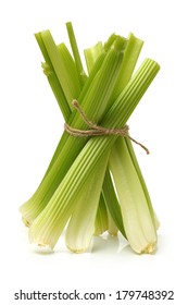 Celery On A White Background 