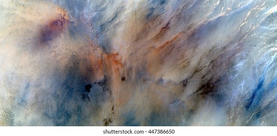 celestial roads,  abstract photography of the deserts of Africa from the air. aerial view of desert landscapes, Genre: Abstract Naturalism, from the abstract to the figurative, contemporary photo art