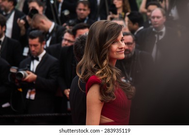 Celine Bosquet And Thomas Langmann Attend The 'Mad Max: Fury Road' Premiere During The 68th Annual Cannes Film Festival On May 14, 2015 In Cannes, France.