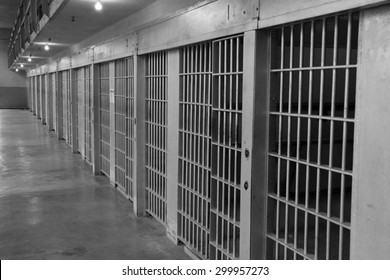 Cell Block At A Prison