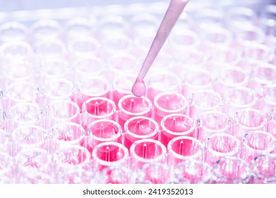 cell culture at the medicine, medical and cell culture laboratory, science research - Powered by Shutterstock