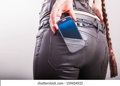 Cell Phone In Back Pocket