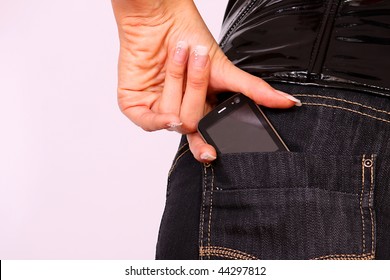 Cell phone in back pocket