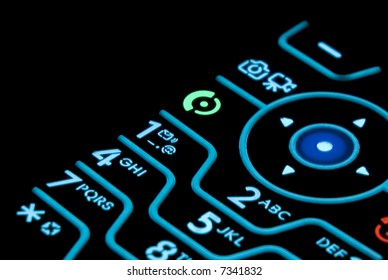 Cell Phone KeyPad - On Button