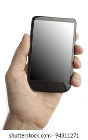 Cell Phone In Male Hand (original Design)