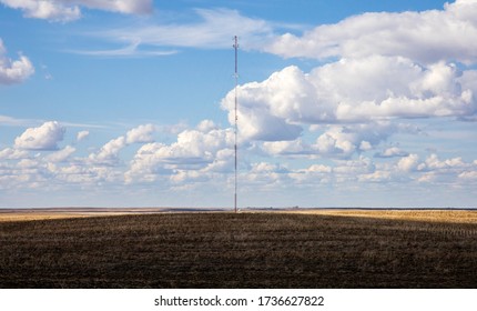 cell phone tower on the prairies