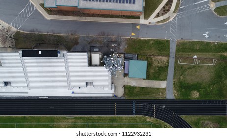 Cell Tower Photo With Drone