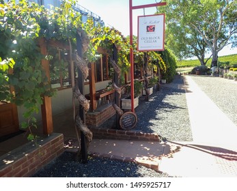 Cellar Door Entrance For Wine Tasting At The  Yalumba Winery, Angaston, South Australia March 2017 