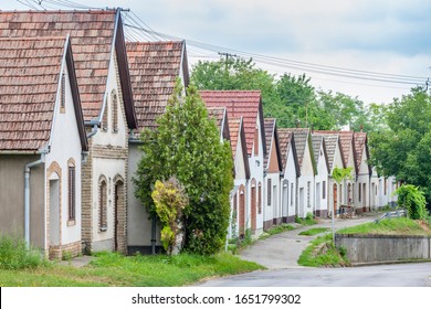 Cellar Lane In Hajos, Kalocsa County, Southern Great Plain Region, Hungary