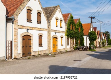 Cellar Lane In Hajos, Kalocsa County, Southern Great Plain Region, Hungary