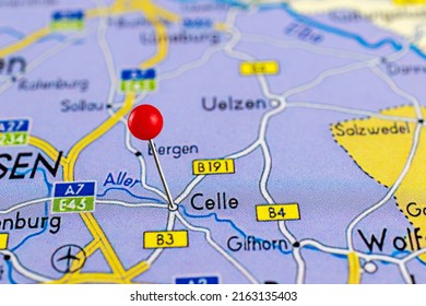 Celle Pinned On Map Germany 260nw 2163135403 