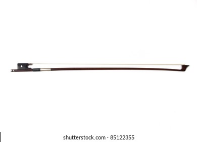 Cello Bow Isolated Over A White Background