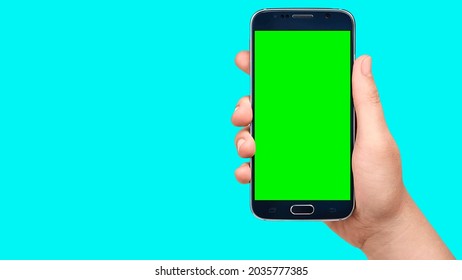 Cellphone Hans, Green Screen Blue