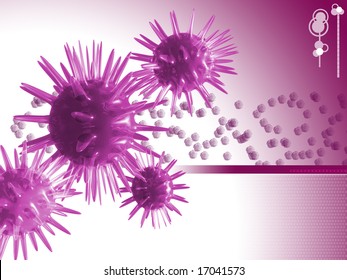 cells abstract composition