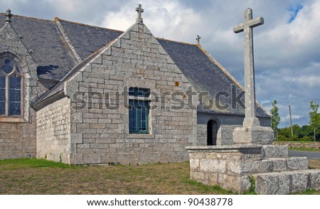 Celtic church, Brittany, France
