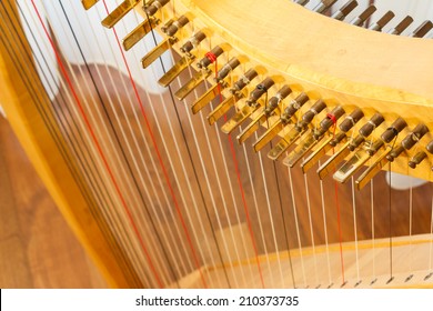 Celtic Harp View From Top.