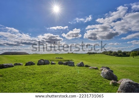 Celtic  stone circle of Carrowmore in county Mayo, Republik of Ireland