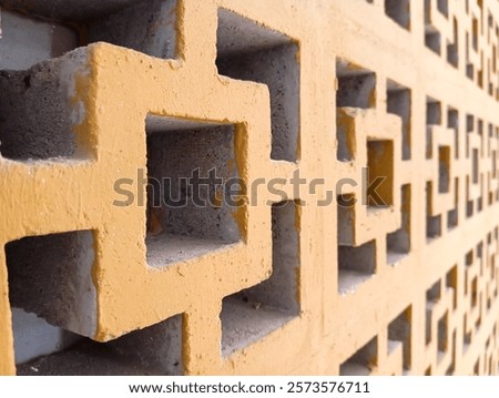 cement block air ventilation pattern