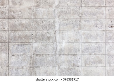 Cement block wall