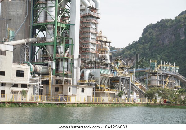Cement Factory Kiln Stock Photo (Edit Now) 1041256033