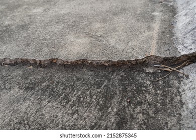 The Cement Floor Collapsed Because It Is Old.