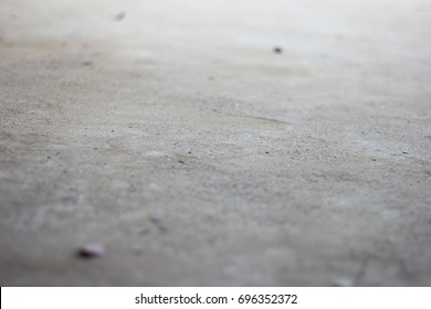 Cement Floor, Shallow Depth Of Field