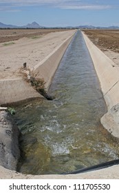 Cement Irrigation Ditch