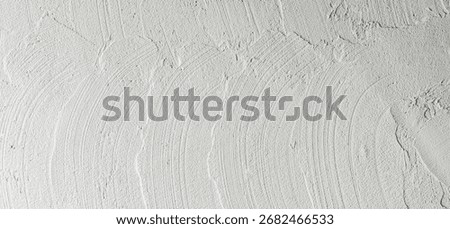 Cement plaster wall texture background, Concrete gray white polish pattern floor building construction site, Material space design banner backdrop background 