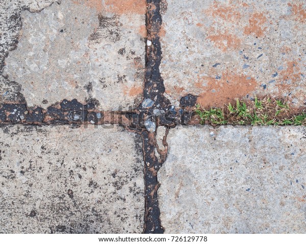 cement road  texture background,The rectangle is\
divided into four\
channels