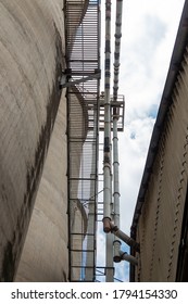 The Cement Silo Represents Data Silos In Computer Science, Which Isolates Data, Since The Only Access Door To The Data Is A Single Application