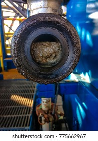 Cement Stuck Inside The Pipe