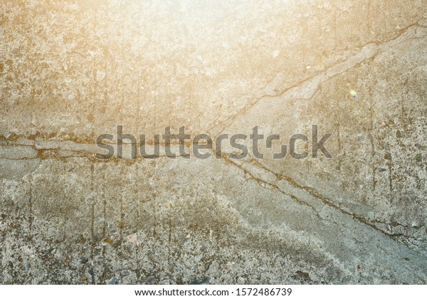 cement surface background, The cement road
surface has large cracks which are
divided