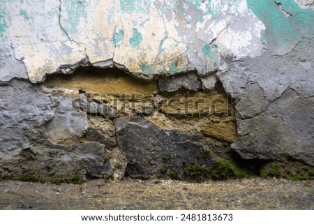 Similar – Image, Stock Photo Detail of partially destroyed old grave in a cemetery