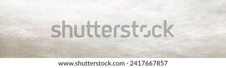 Cement wall plaster, spread on concrete polished textured white soft background abstract light grey color material smooth surface, backdrop, decoration banner 2500 x 9700