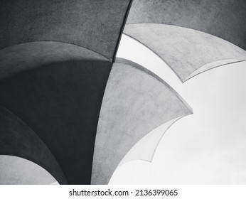 Zement-Wandstruktur Hintergrund Shade-Schattenbeleuchtung Details Architektur