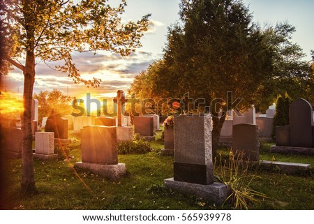 cemetery sunrise