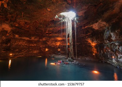 Cenote, Chichen Itza, Mexico