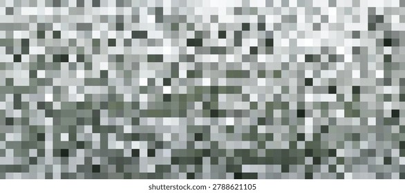 Censor Blur Pixel Mosaic Texture Background With Gray Black And White Checkered Pattern For Privacy And Digital Design. 