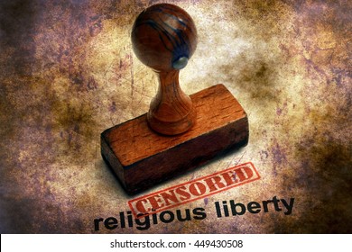 Censored Stamp On Religious Liberty