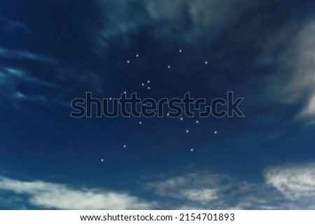 Centaurus star constellation, Night sky, Cluster of stars, Deep space